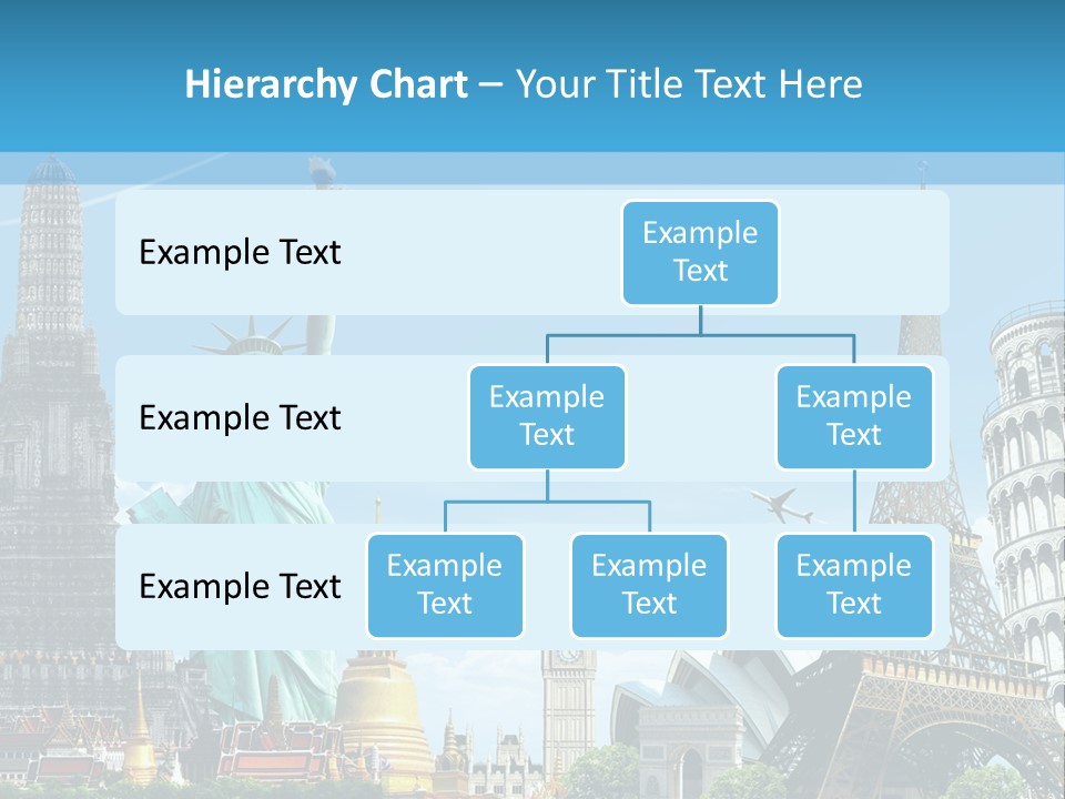 Pyramid Usa Eiffel PowerPoint Template