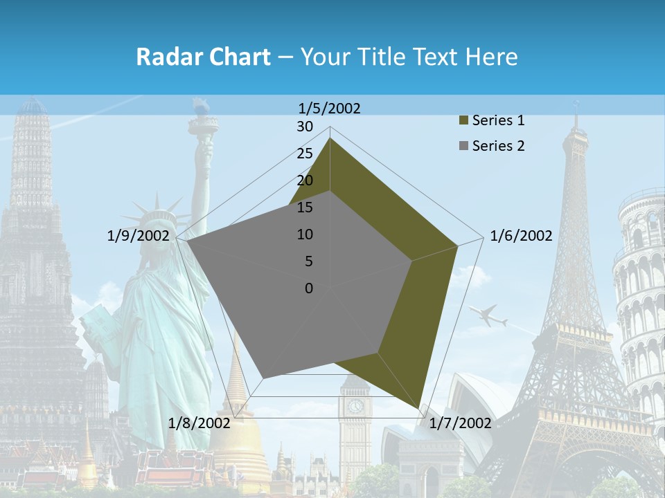 Pyramid Usa Eiffel PowerPoint Template