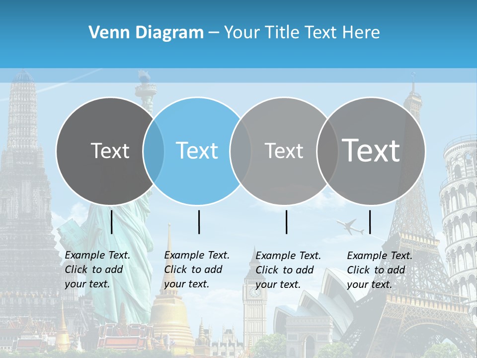 Pyramid Usa Eiffel PowerPoint Template