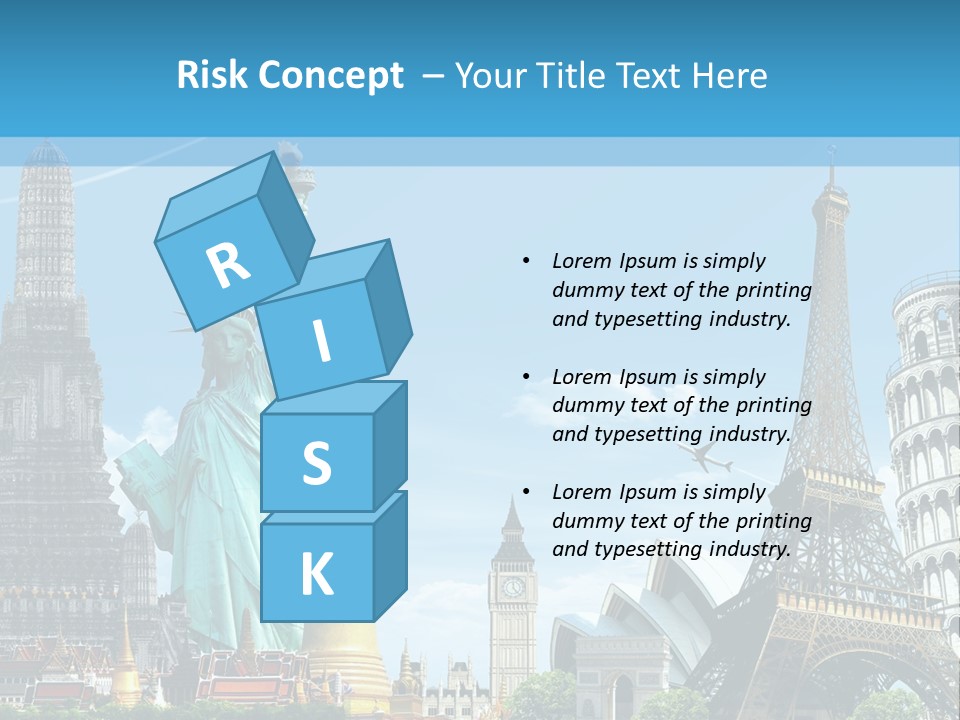 Pyramid Usa Eiffel PowerPoint Template