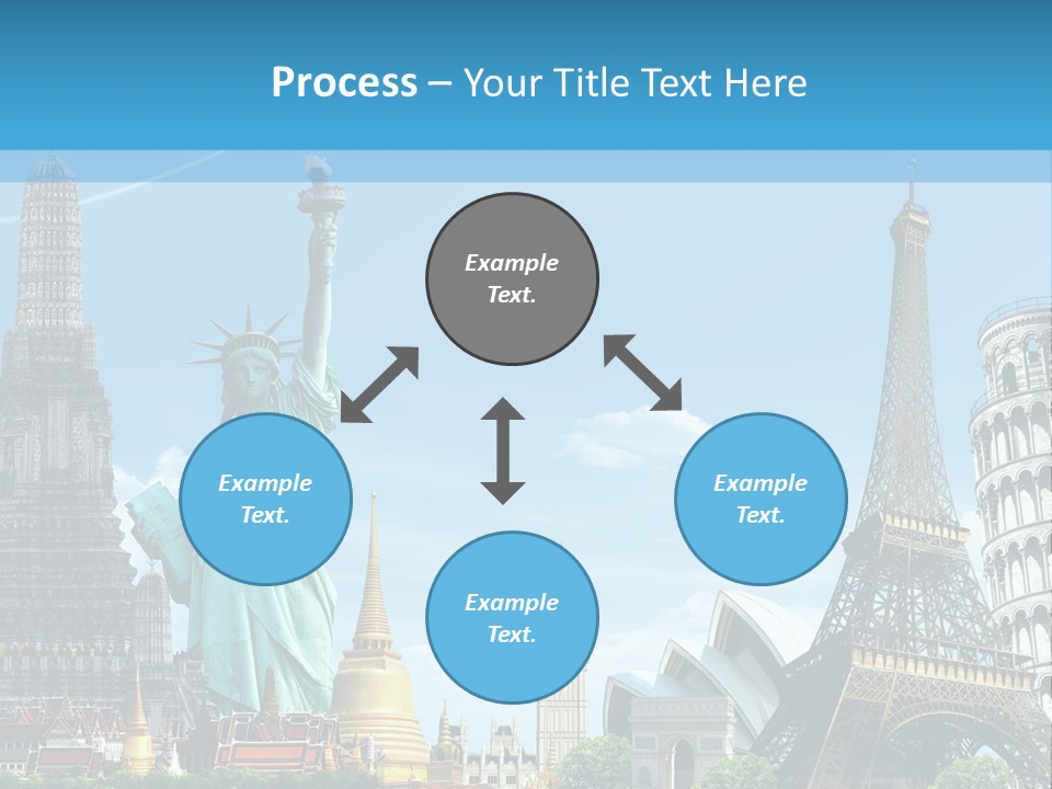 Pyramid Usa Eiffel PowerPoint Template