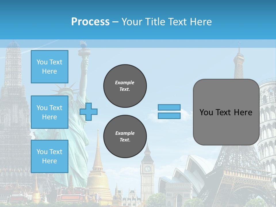 Pyramid Usa Eiffel PowerPoint Template