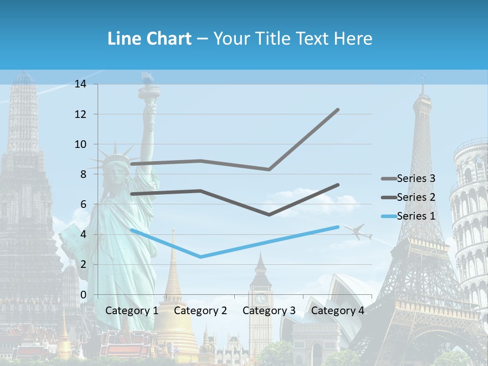 Pyramid Usa Eiffel PowerPoint Template