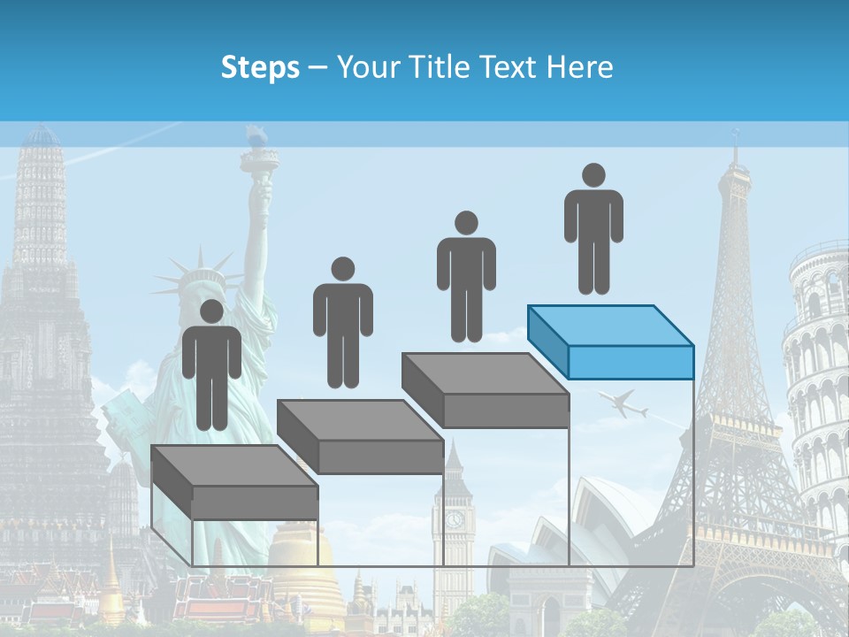 Pyramid Usa Eiffel PowerPoint Template