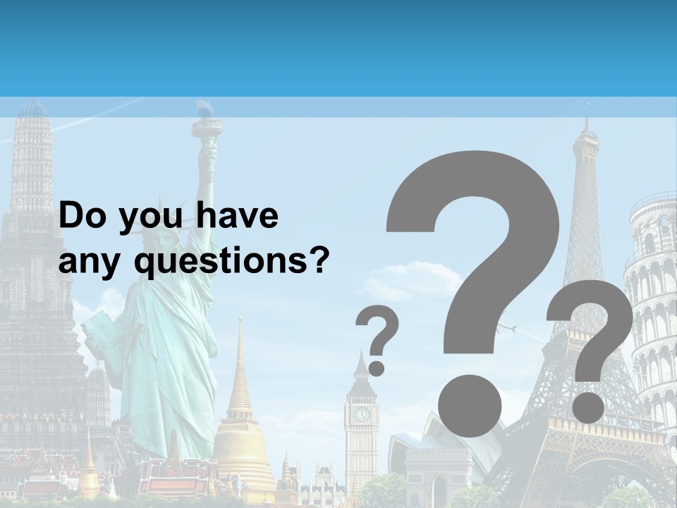 Pyramid Usa Eiffel PowerPoint Template