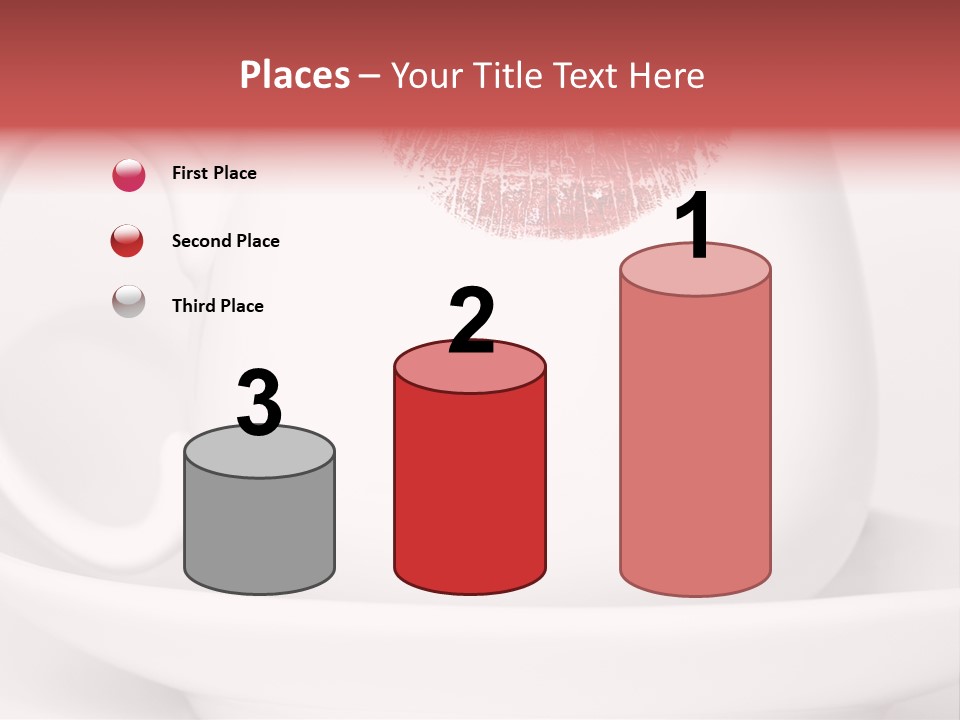 Woman Symbol Lips PowerPoint Template