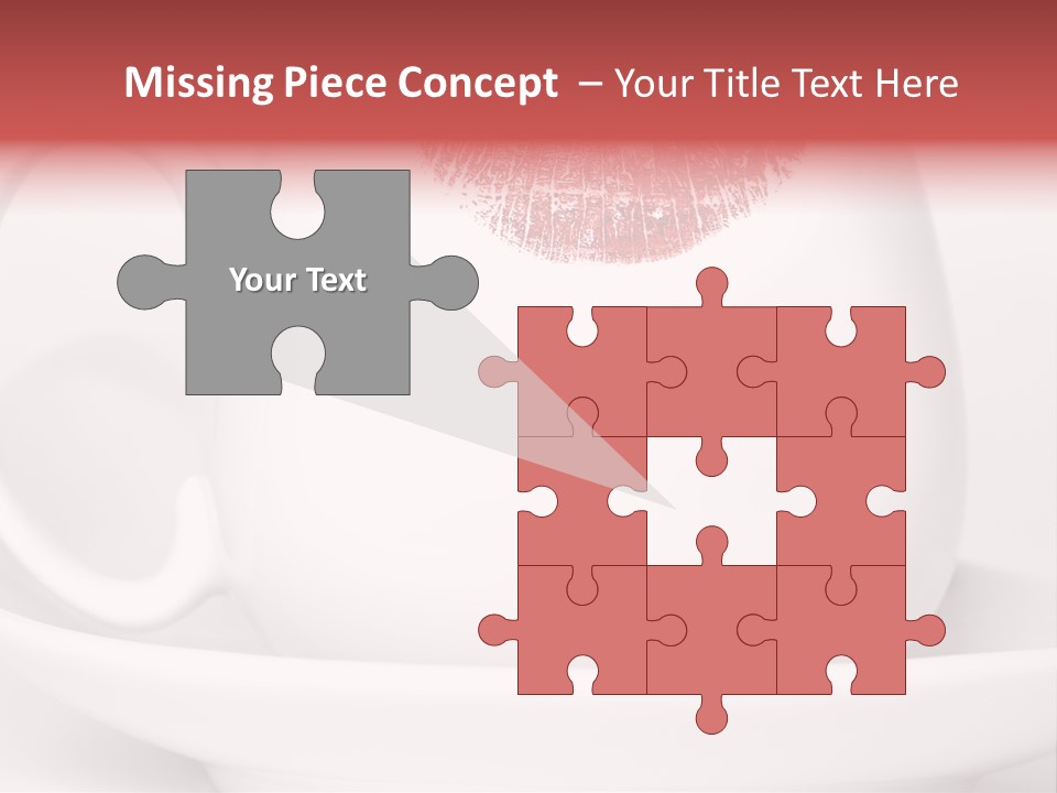 Woman Symbol Lips PowerPoint Template