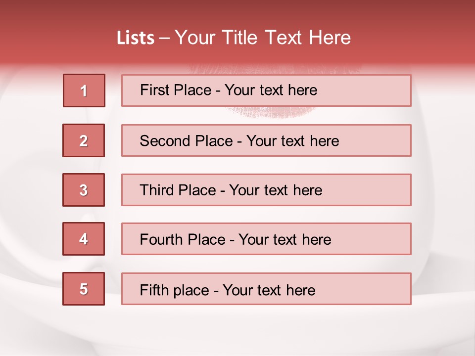 Woman Symbol Lips PowerPoint Template