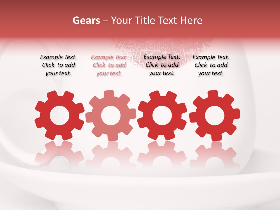 Woman Symbol Lips PowerPoint Template