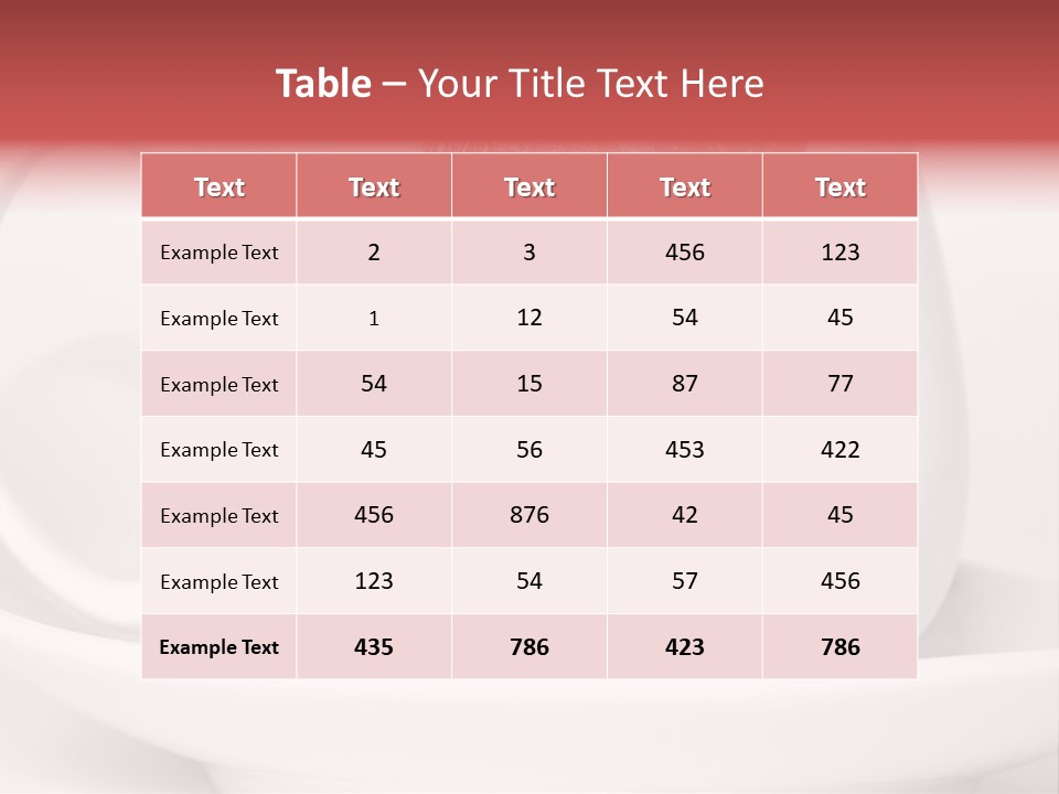 Woman Symbol Lips PowerPoint Template