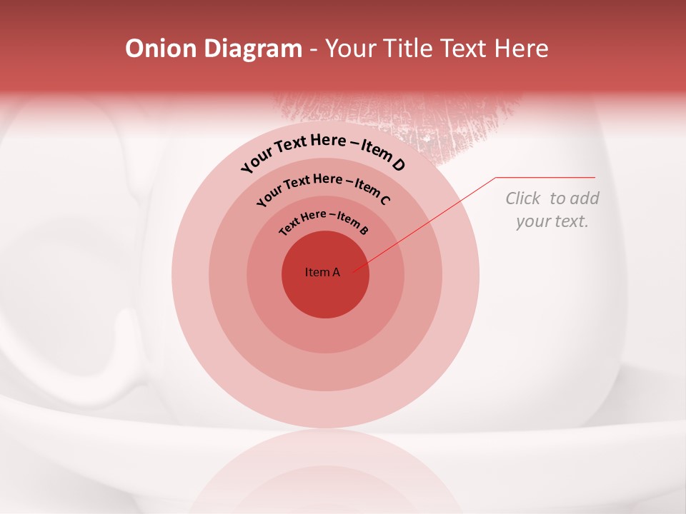 Woman Symbol Lips PowerPoint Template