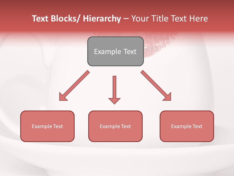 Woman Symbol Lips PowerPoint Template