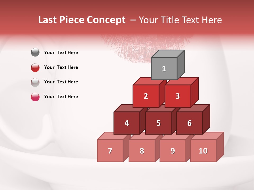 Woman Symbol Lips PowerPoint Template