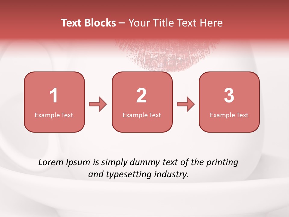 Woman Symbol Lips PowerPoint Template