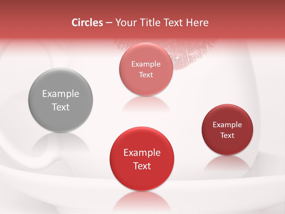 Woman Symbol Lips PowerPoint Template