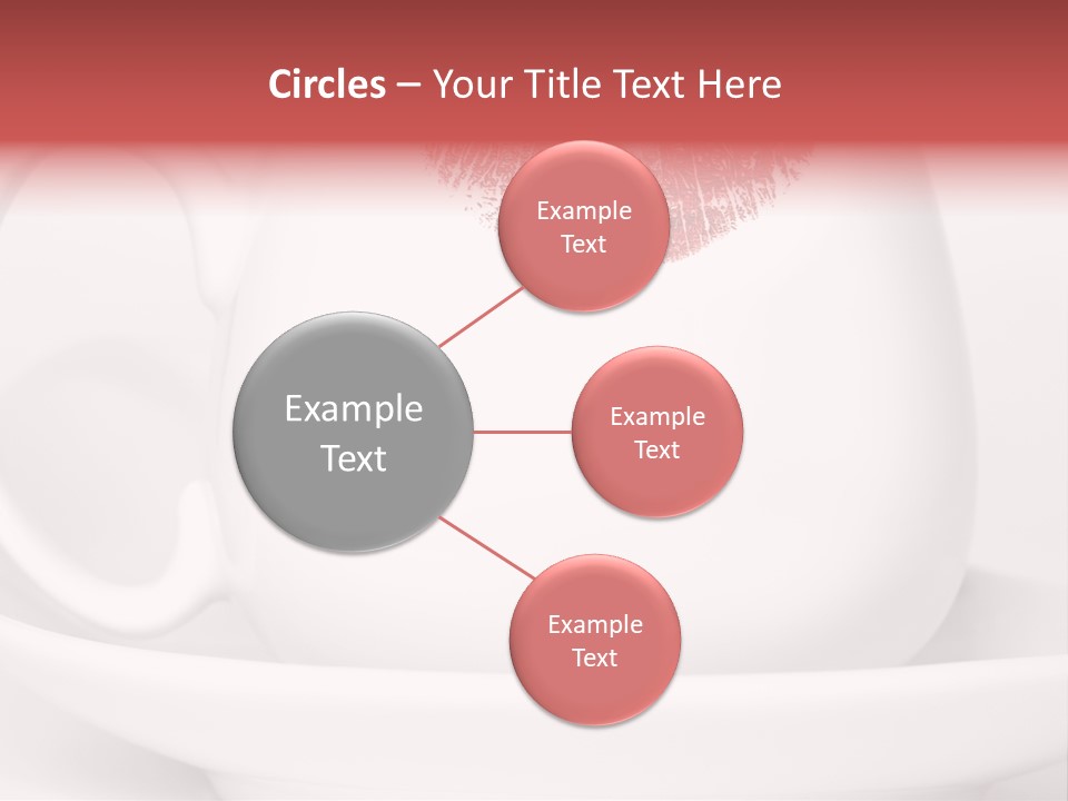 Woman Symbol Lips PowerPoint Template