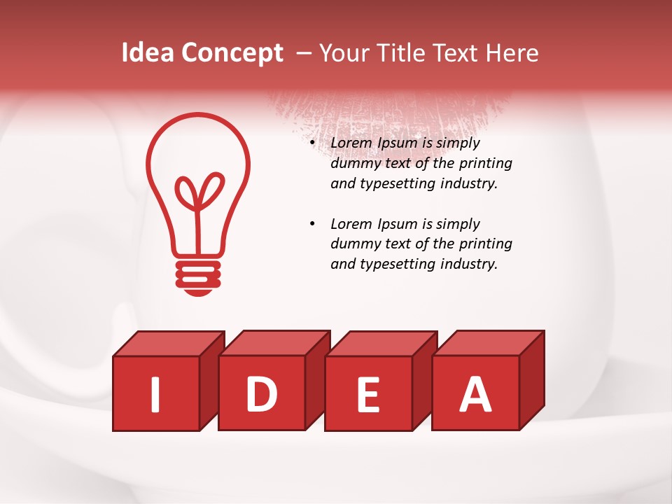 Woman Symbol Lips PowerPoint Template