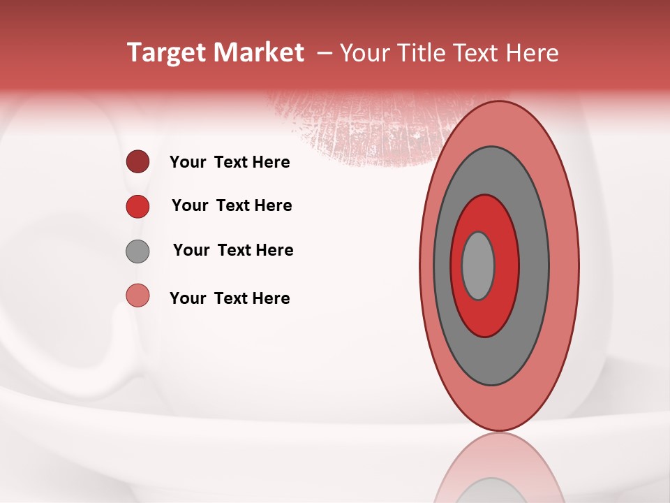 Woman Symbol Lips PowerPoint Template