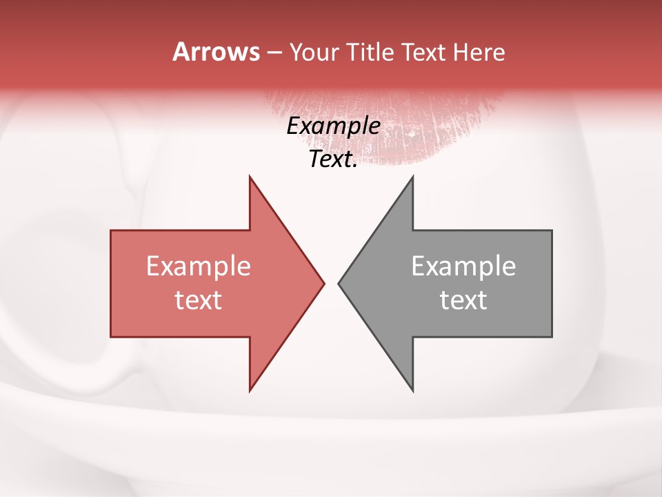 Woman Symbol Lips PowerPoint Template