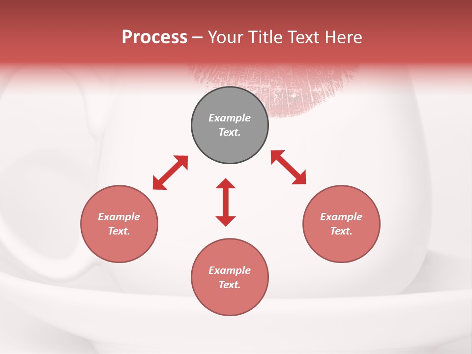 Woman Symbol Lips PowerPoint Template