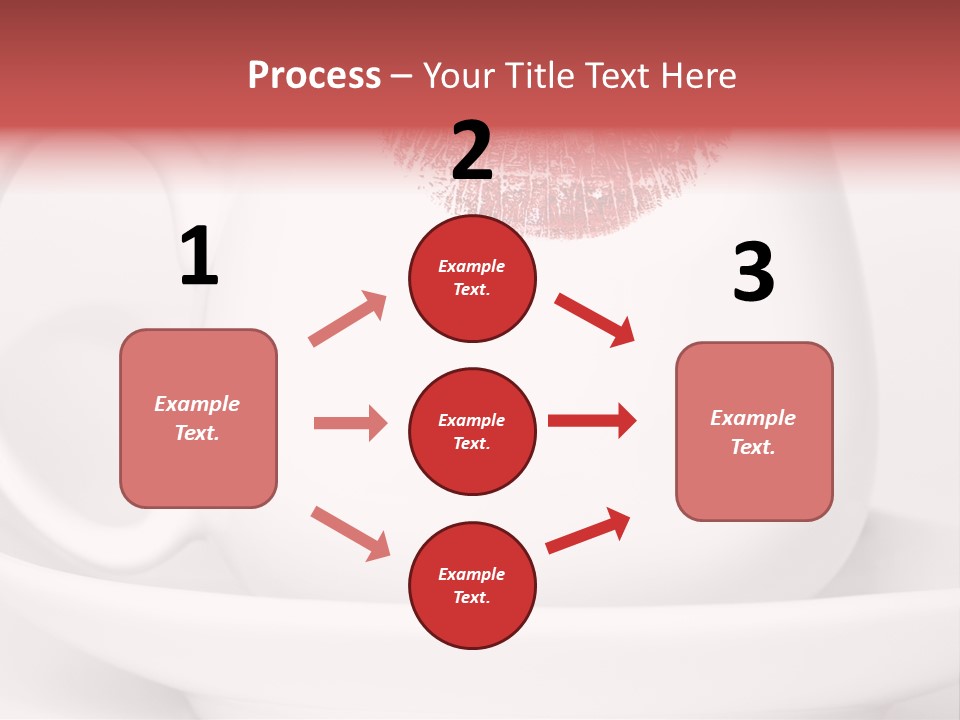 Woman Symbol Lips PowerPoint Template