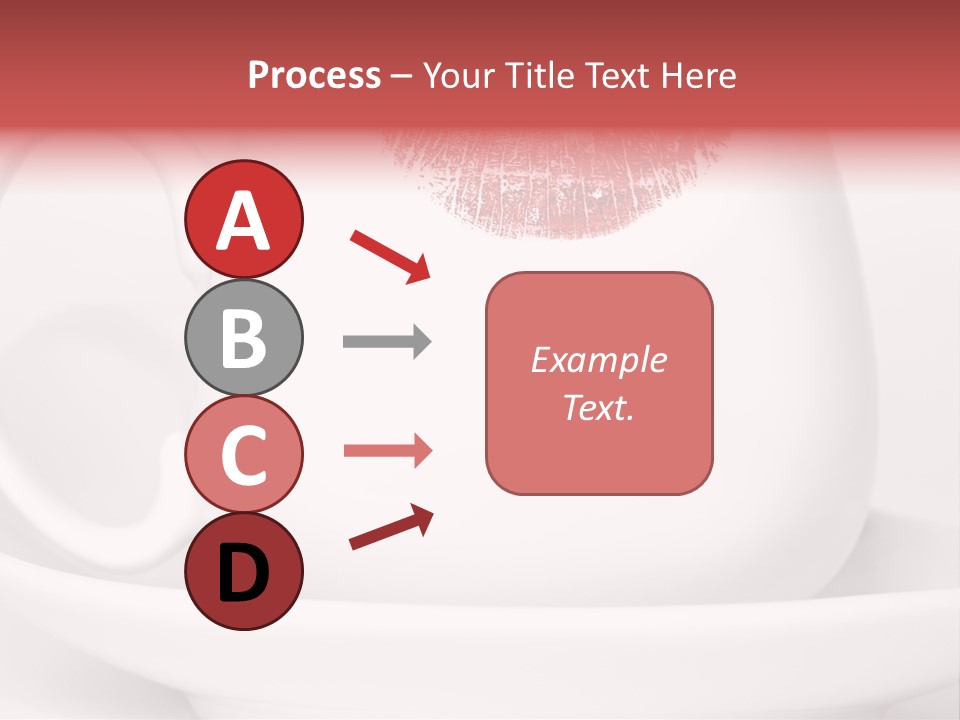 Woman Symbol Lips PowerPoint Template