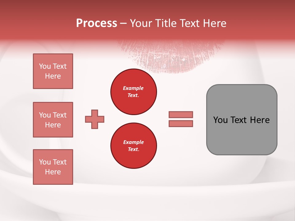 Woman Symbol Lips PowerPoint Template