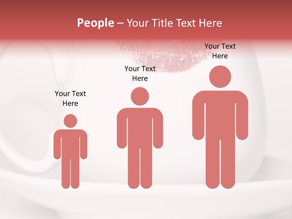 Woman Symbol Lips PowerPoint Template