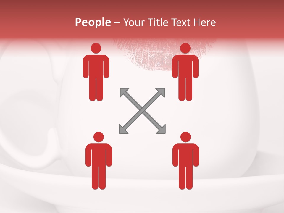 Woman Symbol Lips PowerPoint Template