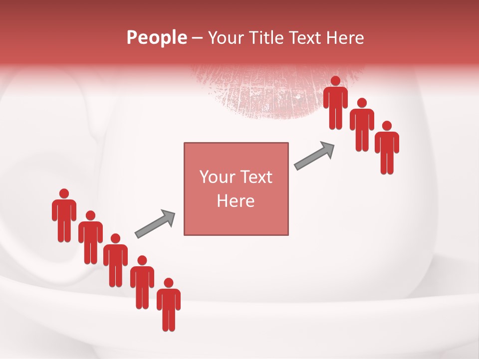 Woman Symbol Lips PowerPoint Template