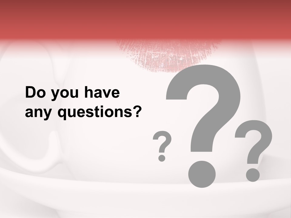 Woman Symbol Lips PowerPoint Template