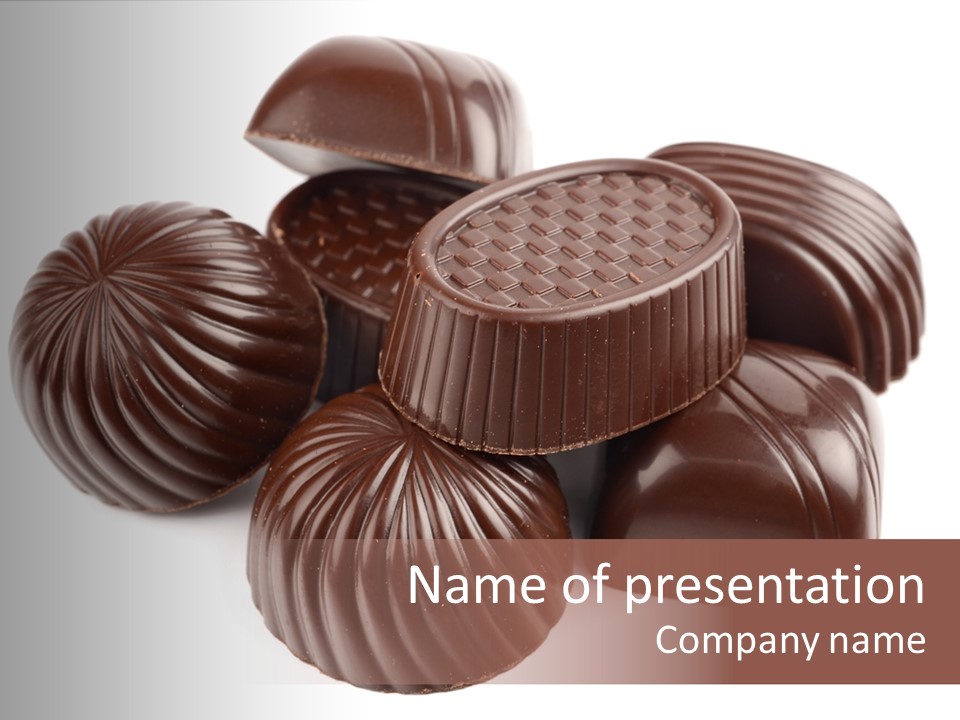 Confectionery Goods Junk PowerPoint Template