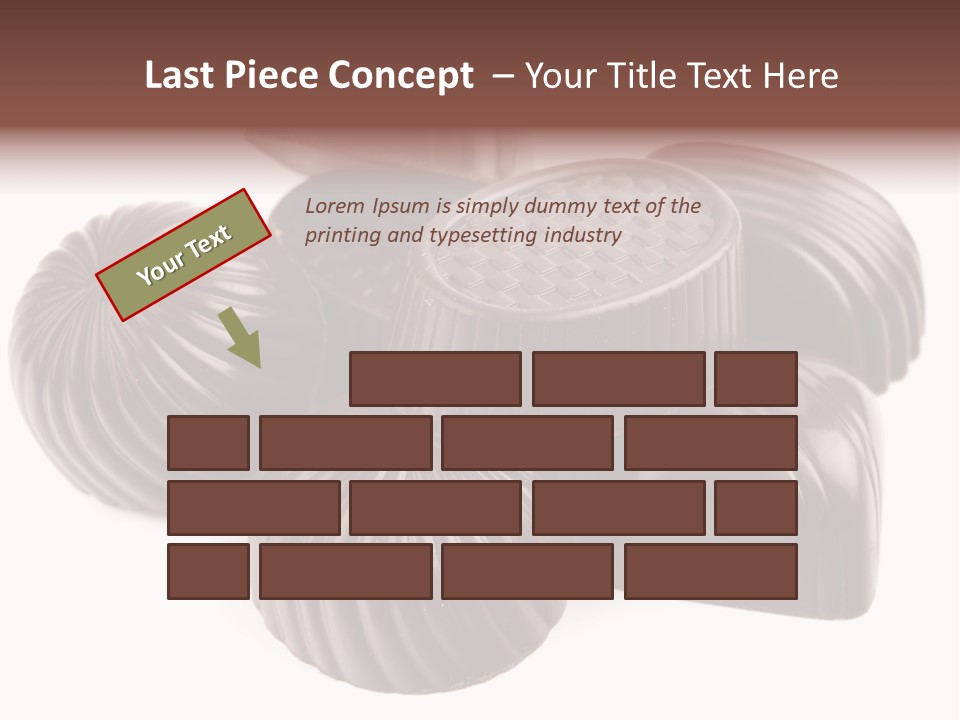 Confectionery Goods Junk PowerPoint Template