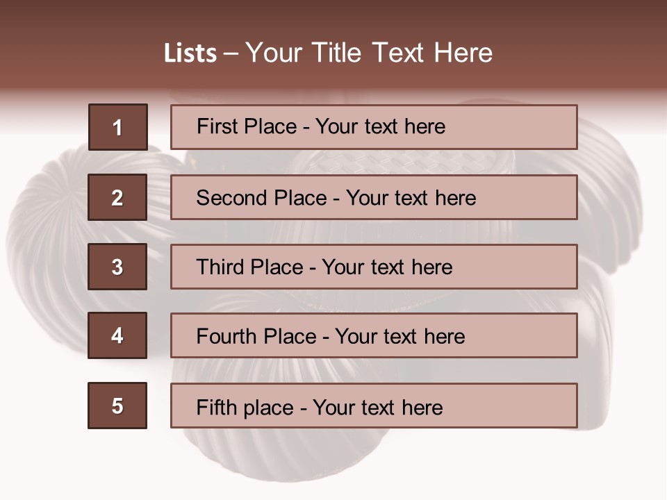 Confectionery Goods Junk PowerPoint Template
