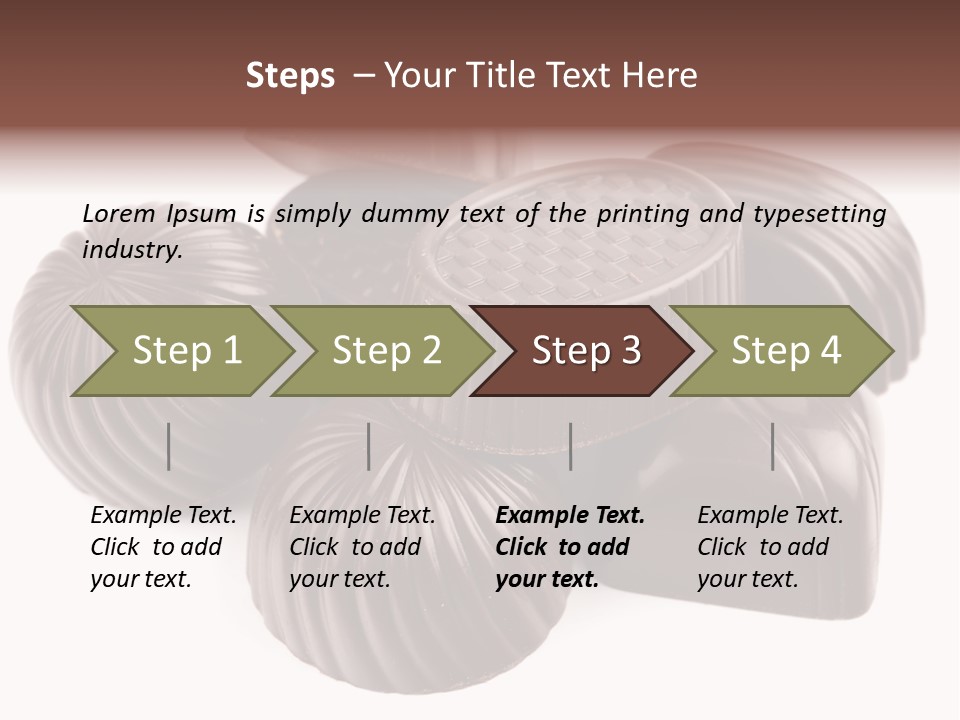 Confectionery Goods Junk PowerPoint Template