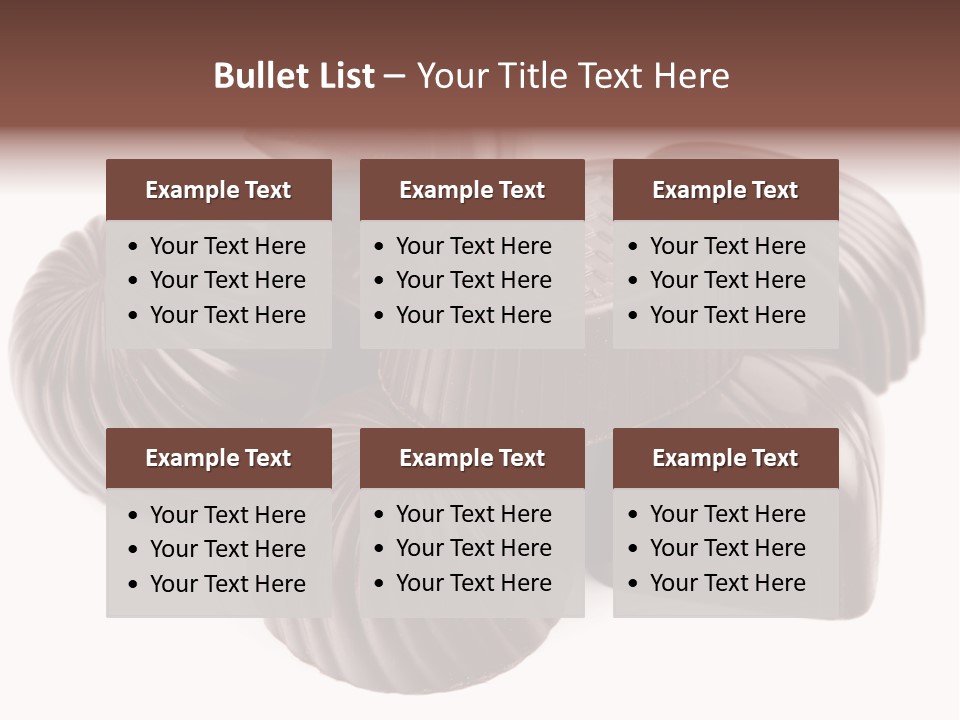 Confectionery Goods Junk PowerPoint Template
