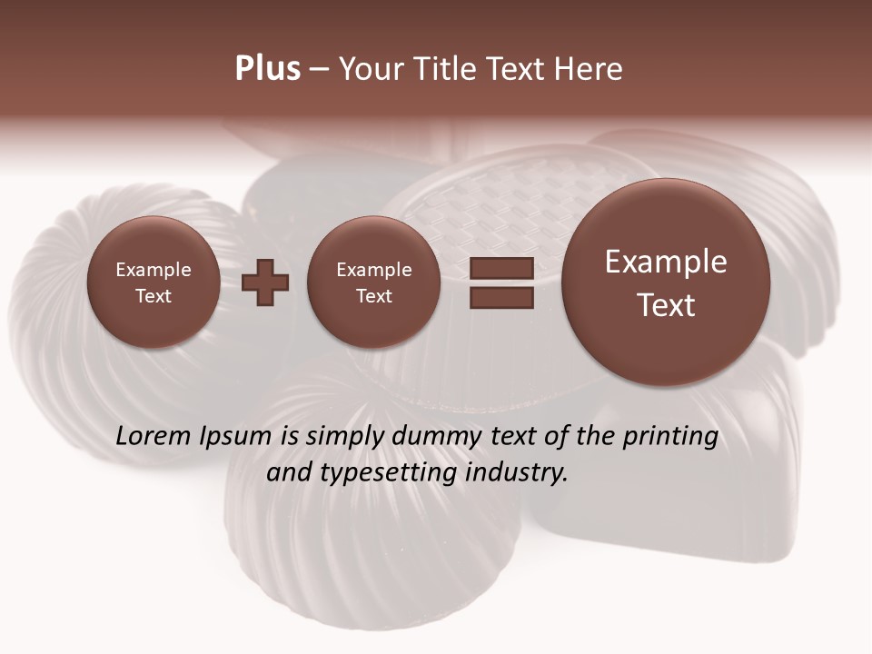 Confectionery Goods Junk PowerPoint Template