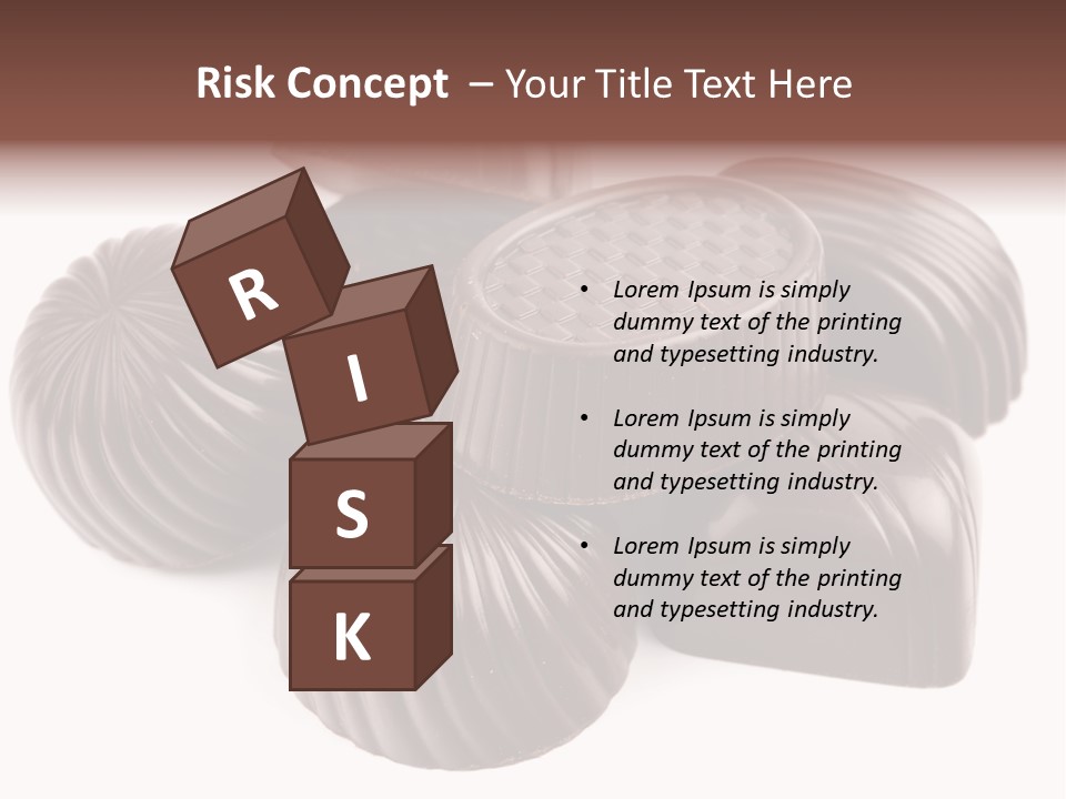 Confectionery Goods Junk PowerPoint Template
