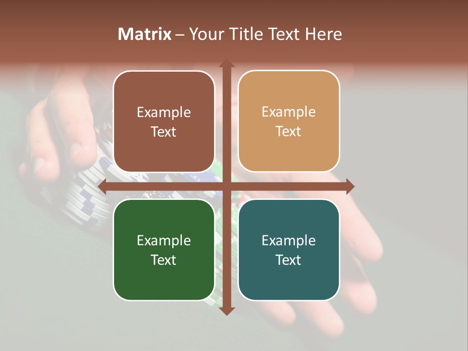 Profit Indoor Shot Gambling House PowerPoint Template