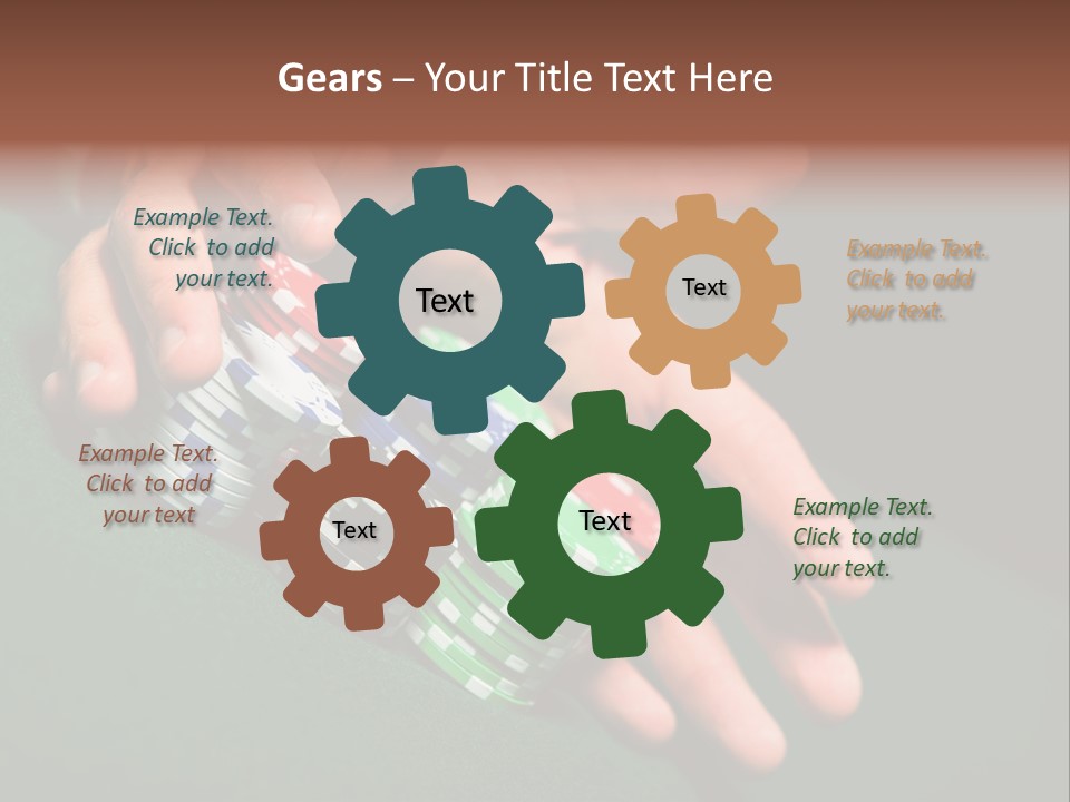 Profit Indoor Shot Gambling House PowerPoint Template