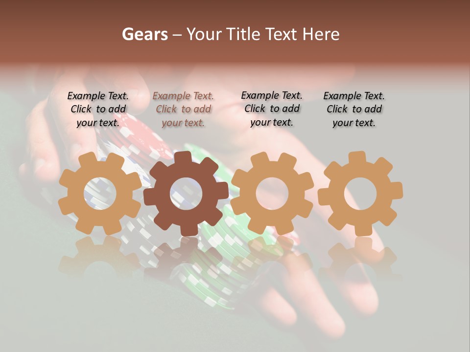 Profit Indoor Shot Gambling House PowerPoint Template