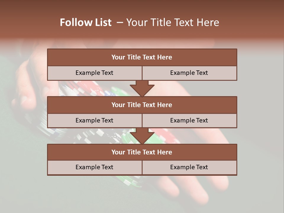 Profit Indoor Shot Gambling House PowerPoint Template