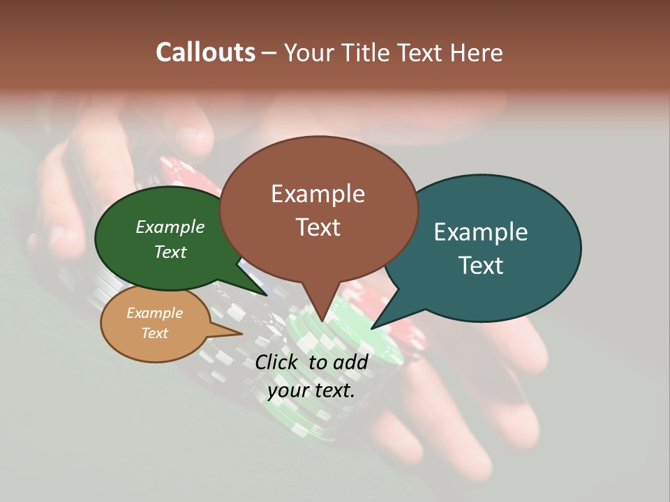 Profit Indoor Shot Gambling House PowerPoint Template