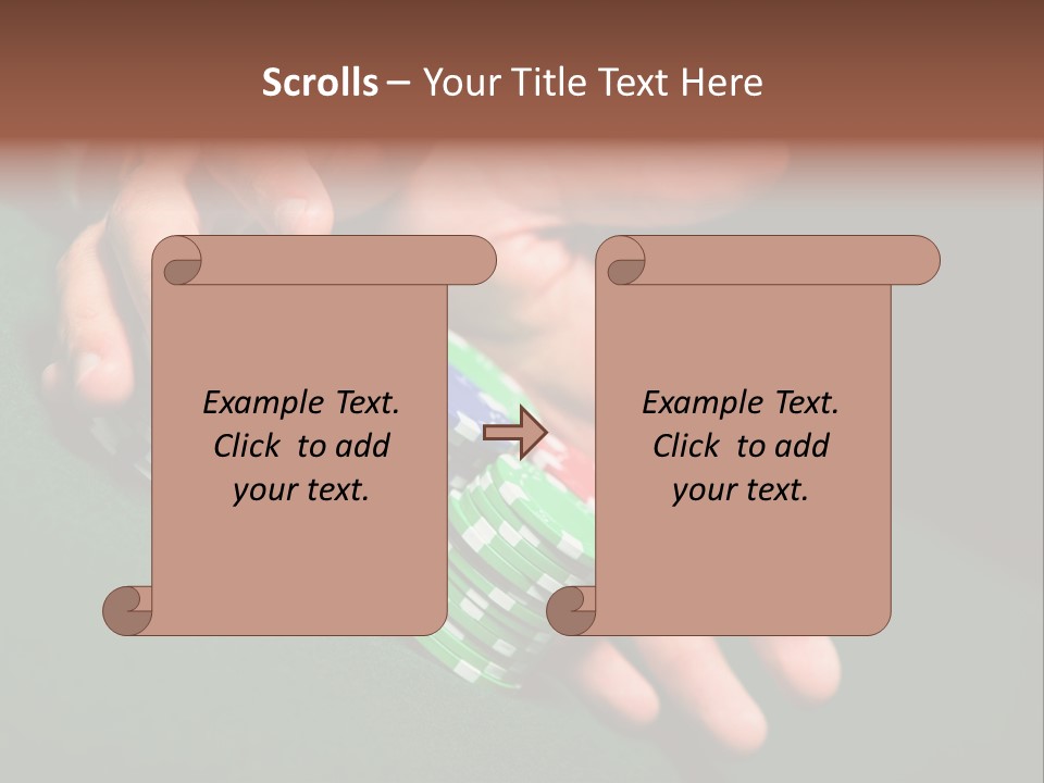 Profit Indoor Shot Gambling House PowerPoint Template