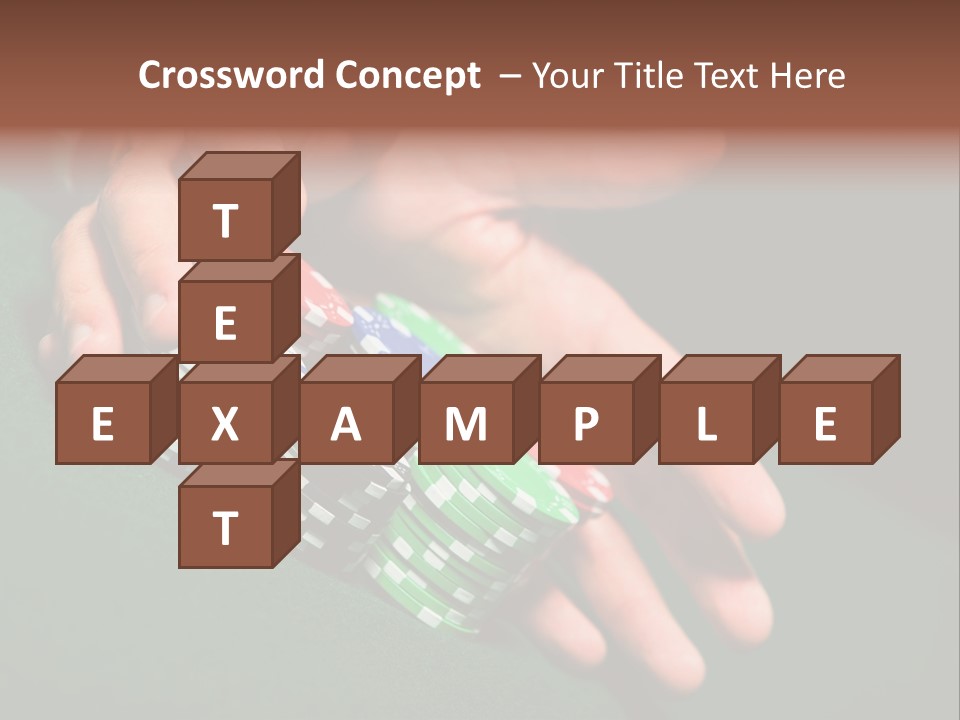 Profit Indoor Shot Gambling House PowerPoint Template