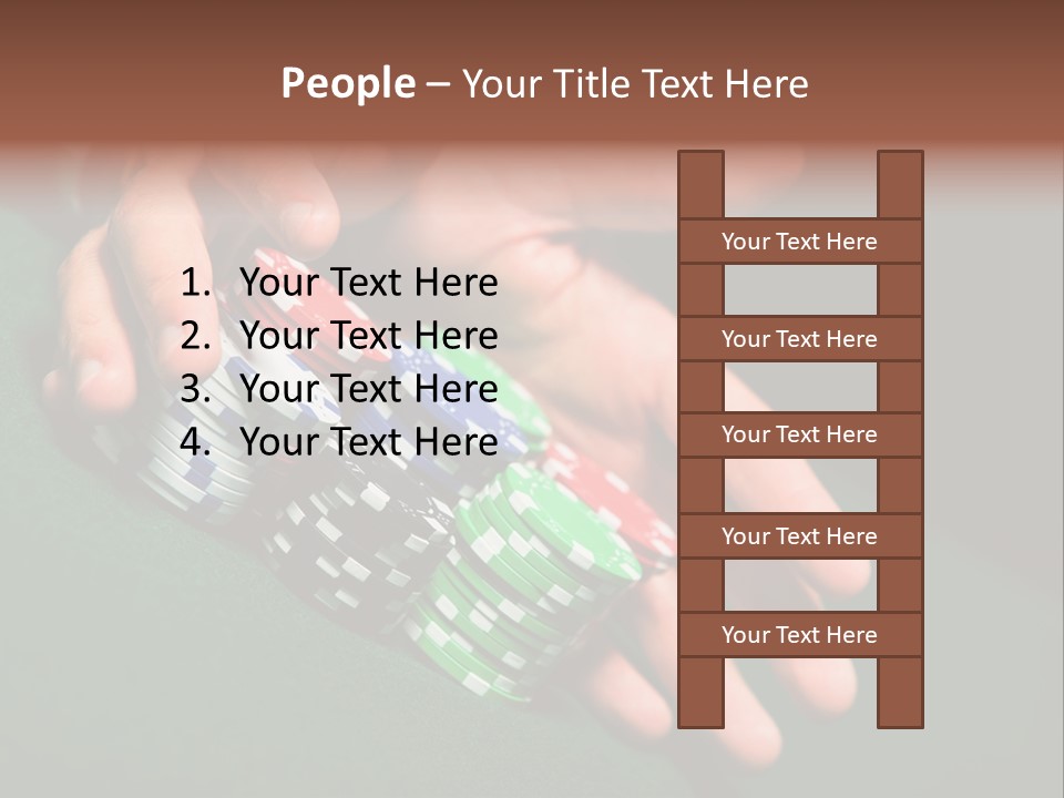 Profit Indoor Shot Gambling House PowerPoint Template