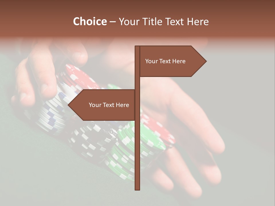 Profit Indoor Shot Gambling House PowerPoint Template