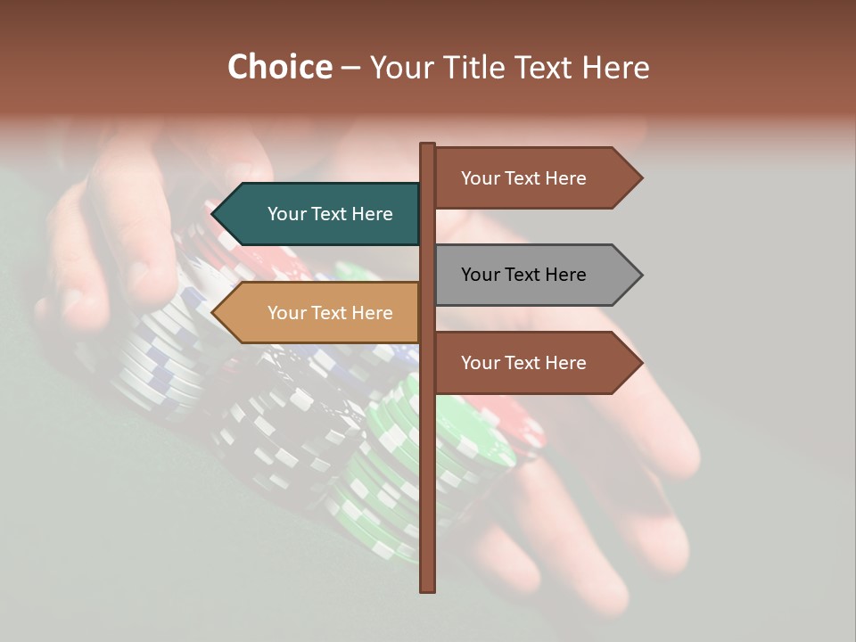 Profit Indoor Shot Gambling House PowerPoint Template