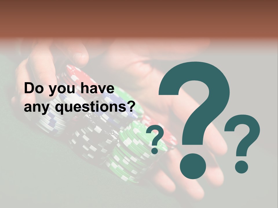 Profit Indoor Shot Gambling House PowerPoint Template