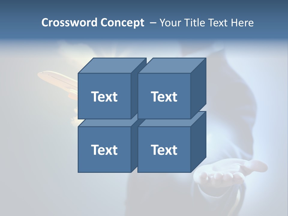 Man Perspective Caucasian PowerPoint Template